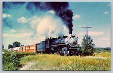 Southern Railway's #4501 Powers Circus Train To Milwaukee WI Postcard c1970  E8 picture