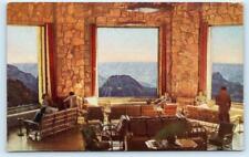 NORTH RIM, Arizona AZ ~ Sunroom GRAND CANYON LODGE National Park c1950s Postcard picture
