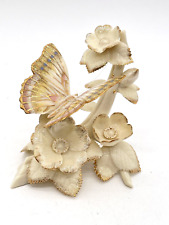 LENOX Splendor Of Spring Porcelain Butterfly & Flowers Figurine picture