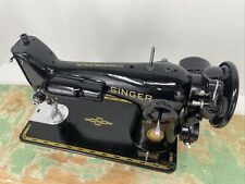 SERVICED Heavy Duty Vtg Singer 201-2 Sewing Machine Direct Drive Denim, Leather+ picture