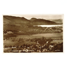 Loch Venachar Stirling Scotland RPPC Postcard 1950s Perthshire Real Photo C3427 picture