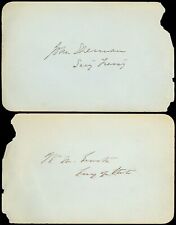 1878c JOHN SHERMAN, SEC'RY of TREASURY & of STATE, WILLIAM M EVARTS, AUTOGRAPHS picture