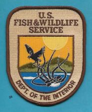US FISH AND WILDLIFE SERVICE DEPT. OF INTERIOR  SHOULDER PATCH picture