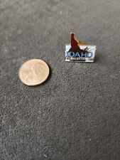Celebrate Idaho 1890-1990 Vintage Enamel Lapel Pin  picture