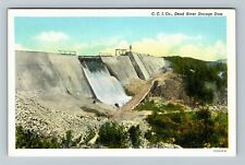 Dead River MI-Michigan, C C I Co Dead River Storage Dam  Vintage Postcard picture