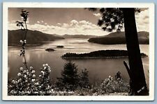 RPPC Postcard~ Beautiful Lake Pend Oreille~ Northern Idaho~ By Ross Hall picture