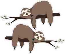 Sleeping Sloth Vinyl Stickers Car Truck Vehicle Bumper Decal picture