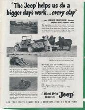 Magazine Ad - 1954 - JEEP - Farming Theme picture