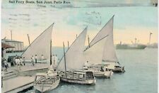 San Juan Sail Ferry Boats 1920 Puerto Porto Rico  picture