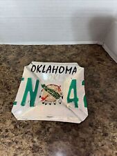 Original Authentic Oklahoma License Plate Ashtray Oklahoma OK N 4 picture
