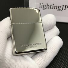Zippo Armor Platinum Plating Titanium Coating Silver Side Logo Lighter Japan picture
