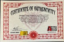 Certificate of Authenticity - Store picture