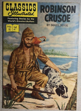 CLASSICS ILLUSTRATED #10 Robinson Crusoe (HRN 126) Australian comic VG/VG+ picture