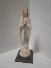 Vintage G. Ruggeri Virgin Mary Sculpture Italy 8.5 In picture