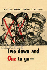 1940s WW2 German Italy Japan propaganda postcard[P81] picture