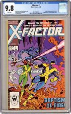 X-Factor 1D CGC 9.8 1986 4017983021 1st app. X-Factor picture