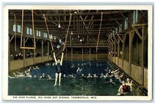 c1940s The Star Plunge Big Horn Springs Thermopolis Wyoming WY Unposted Postcard picture