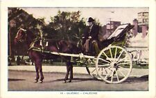 Vintage Postcard- 18. Quebec - Caleche. Unposted 1910 picture