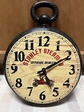 Rare Vintage Stanley Steamer Official Dealer Clock Store Display Advertising vtg picture