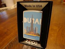 DUBAI BURJ KALIFA UAE UNITED ARAB EMIRATES ZIPPO LIGHTER MINT IN BOX picture