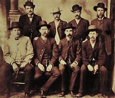 1883 WYATT EARP BAT MASTERSON & The Dodge City Peace Commision Picture Photo 5x7 picture