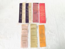 Vintage 1963 & 1964 AKC - American Kennel Club Award Prize Ribbons Lot of 7 picture