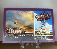 VTG 1970s Stardust Hotel & Casino Las Vegas Marquee Lido NEW Postcard Vtg Cars picture