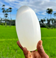 Large Natural Selenite Crystal Lingam Healing Crystals Home Decor 175MM 1.8KG picture