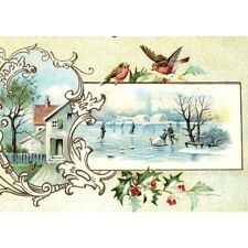 c1880 NEW ORLEANS COFFEE CO MORNING JOY JAVA WINTER VICTORIAN TRADE CARD P121 picture