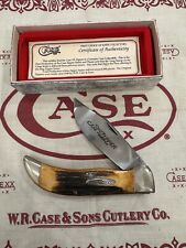 RARE FIND CASE XX 51072 ZIPPER CLASP KNIFE- SAMBAR STAG W/ Box & COA - 500 Made picture