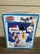Gemmy 2010 Airblown Inflatable 4ft Tall Frosty The Snowman New Sealed picture