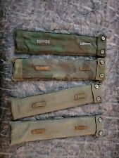 4 sets of WW2 Swiss army tent poles and stakes w/bag. Vintage. Used very good picture