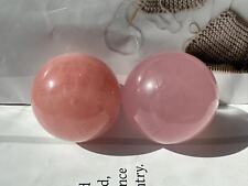 1pc 120g+Natural Rose Quartz Ball quartz crystal sphere Reiki Healing 45mm+ picture