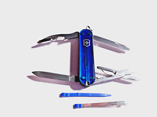 NEW in Box Victorinox Swiss Army 58mm Knife : SAPPHIRE BLUE MANAGER  : 0.6365.T2 picture