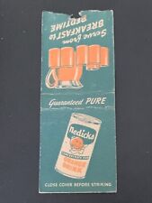 Vintage Bobtail Matchbook: “Nedick’s Concentrate For Orange Drink” picture