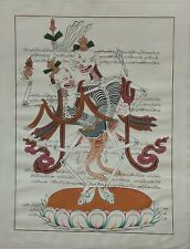 Chitipati, The Dancing Skeleton Couple Thangka Painting, Buddhist Spiritual  ,CP picture