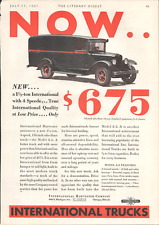 1931 INTERNATIONAL HARVESTER COMPANY magazine advertisement MODEL A-2 TRUCK picture