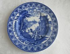 Vintage Cauldon Blue & White plate, Chariot pattern, 11 in (28 cm) diameter picture
