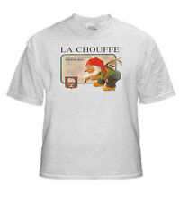 LA CHOUFFE BEER LABEL T SHIRT BELGIAN BEER ~ GREAT GIFT IDEA SIZES SMALL-XXXLG picture