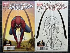 Amazing Spider-Man #1 & Sketch VARIANT Wizard World Atlanta Con 1st Print NM- 🔥 picture