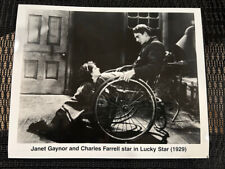 LUCKY STAR 8x10 press photo Janet Gaynor Charles Farrell 1929 silent film/talkie picture
