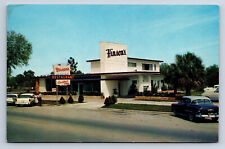 Vintage Postcard Hinson's Restaurant Cocktail Lounge Homosassa Springs FL O33 picture