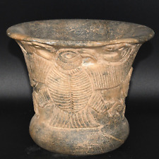 Intact Ancient Near Eastern Jiroft Civilization Stone Jar Circa 3rd Century BC picture
