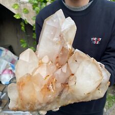 27lb A+++Large Natural clear white Crystal Himalayan quartz cluster /mineralsls picture