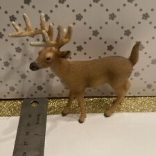 SCHLEICH White Tail Deer Buck Figure 14709 Retired 2013 Am Limes 69 D-73527 picture