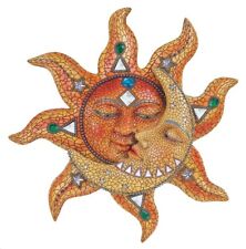 Sun and Moon Wall Plaque Wall Decor Hanging for Indoor Outdoor picture