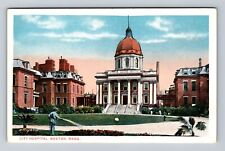 Boston MA-Massachusetts, City Hospital, Antique, Vintage Postcard picture