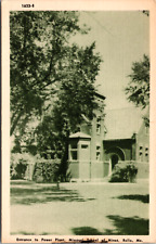 Entrance To Power Plant, Missouri School Of Mines, Rolla, Mo, Vintage Postcard picture