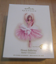 Hallmark Keepsake Christmas Ornament 2007 Flower Ballerina Barbie Collector H88 picture