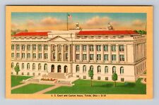 Toledo OH-Ohio, US Court & Custom House, Antique, Vintage Souvenir Postcard picture